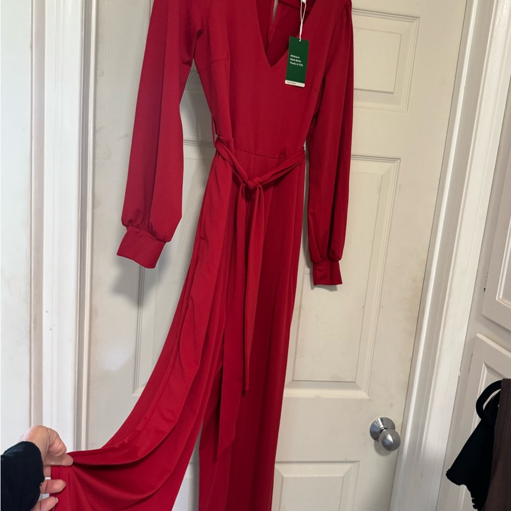HALARA Vibrant Red Dress